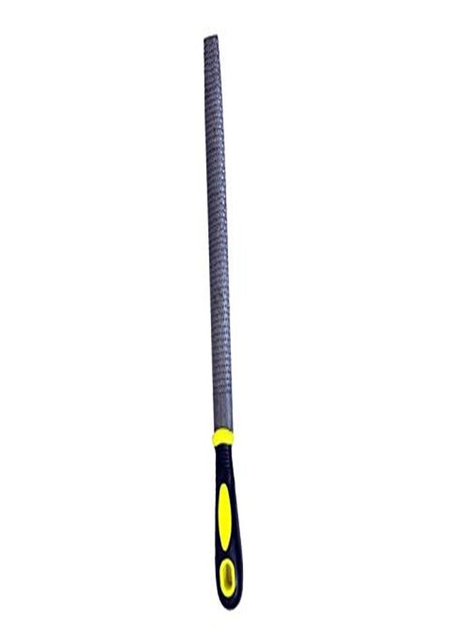 Jon Bhandari Tools Wood Rasp File with PVC Handle- 6 inch for shaping, smoothing, removing and finishing wood, plastic, and soft materials with precision. - Image 1